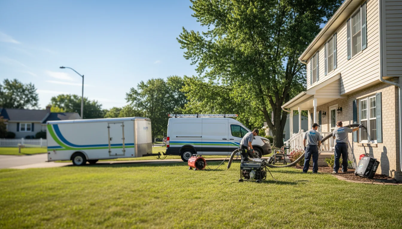 Flooded Basement Restoration And Cleanup With Repair in Caledonia, MN near me